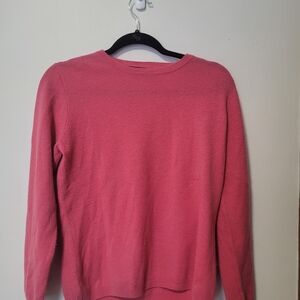 Women's Pink Carlucci Cashmere Collection Sweater